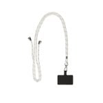 Ksix Universal-Handyanhänger mit Adapterkarte 160 cm weiß