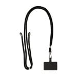 Ksix Colgante para Móvil Universal con Tarjeta Adaptadora 160 Cm Negro