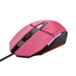 Maus Trust GXT 109 Felox USB 6400 DPI Rosa Beleuchtet Gaming