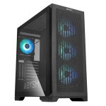 Caja de ordenador Abysm Danube Mura BX300 E-ATX ARGB USB-C cristal templado negra