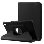 Cool Leatherette Case Rotating Smooth Black pour Lenovo Tab M10 Gen 3