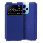 Cool Blue Smooth Flip Cover Case pour Xiaomi Redmi Note 12 Pro Plus 5G
