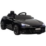 Carro elétrico licenciado pela Homcom Audi RS E-tron GT 12V preto para crianças de 3 a 5 anos