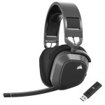 Corsair HS80 MAX kabelloses Gaming-Headset, 2,4 GHz, Bluetooth, Mikrofon, Carbon