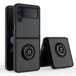 Coque rigide avec anneau noir cool pour Samsung F711 Galaxy Z Flip 3