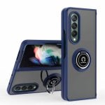 Coque rigide avec anneau bleu cool pour Samsung F926 Galaxy Z Fold 3 Coque rigide avec anneau bleu cool pour Samsung F926 Galaxy Z Fold 3