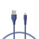 Câble de charge rapide Ksix Lightning vers USB-A 1 m Bleu