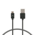 Ksix Cable de Carga USB-A/USB-C 1m Negro