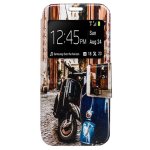 Cool Funda Flip Cover Dibujos Moto para iPhone X / iPhone XS