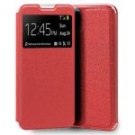 Cool Funda Flip Cover Liso Rojo para Realme C11 2021