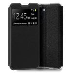 Étui à rabat noir lisse et cool pour Realme C33