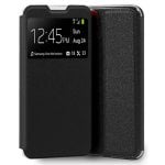 Estojo com capa flip preto legal e liso para Samsung A035 Galaxy A03