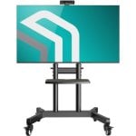 Onkron TS1891-B Soporte TV 50"-90", 100kg max, VESA 800x600, Inclinable, Altura Regulable, Negro