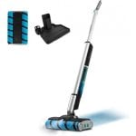 Akkubetriebene Mop Cecotec FreeGo Wash Twice Spray 60W Doppelwalze 40 Min. Autonomie