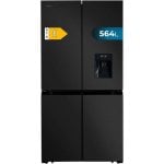 Cecotec Bolero CoolMarket 4D 564 Dark Frigorífico Americano 4 Puertas E Negro
