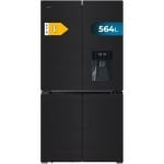 Cecotec Bolero CoolMarket 4D 564 Glass Frigorífico Americano Cuatro Puertas E Cristal Negro Cecotec Bolero CoolMarket 4D 564 Glass Frigorífico Americano Cuatro Puertas E Cristal Negro