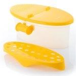 Cuiseur à pâtes micro-ondes 4 en 1 InnovaGoods Pastrainest avec accessoires et recettes Cuiseur à pâtes micro-ondes 4 en 1 InnovaGoods Pastrainest avec accessoires et recettes