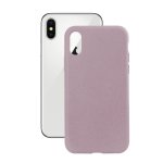 Coque écologique semi-rigide Ksix pour iPhone X/XS Rose