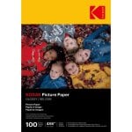 Kodak 9891161, 100 Blatt, glänzendes Fotopapier, A6, 180 g/m², Tintenstrahldruck Kodak 9891161, 100 Blatt, glänzendes Fotopapier, A6, 180 g/m², Tintenstrahldruck