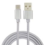 Câble Eightt ECT-4S USB-C vers USB 2.0 Mâle/Mâle 1m Argent