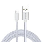Câble Eightt ECM-1S USB 2.0 vers Micro-USB 1 m Argent