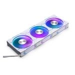 Phanteks D30 Kit lame inversée 3 ventilateurs DRGB supplémentaires 120 mm blancs Phanteks D30 Kit lame inversée 3 ventilateurs DRGB supplémentaires 120 mm blancs
