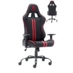 Newskill Kitsune V2 Silla Gaming Tela Transpirable Estructura Acero Negro-Roja