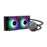 Wasserkühlung UNYKAch AquaStorm 240 2 Lüfter RGB Schwarz
