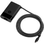 HP USB-C 65W Laptop Charger Netzteil & Spannungsumwandler Drinnen Schwarz