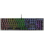 Mars Gaming MK422 Tastiera da gioco meccanica RGB Nero Switch Marrone (FR)