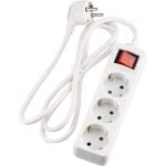 Multiprise Kopp 3 prises avec interrupteur lumineux 1,4 m