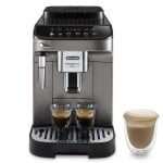 DeLonghi Magnifica Evo Caffettiera superautomatica con macinacaffè 15 barre Titanio/Nero