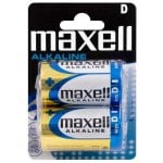 Pila Maxell LR20 Alcalina D 1,5V Confezione 2 Pezzi Alta Prestazione