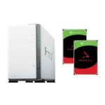 Synology DiskStation DS223j NAS + 2 dischi rigidi Seagate IronWolf da 1 TB