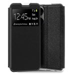 Étui à rabat noir lisse et cool pour Oppo Reno 8T