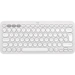 Logitech Pebble Keys 2 K380s tastiera RF senza fili + Bluetooth QWERTY Spagnolo Bianco