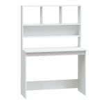 Estantes de mesa Vidaxl Contraplacado branco 102x45x148 cm