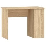 Vidaxl Scrivania in Compensato Rovere Sonoma 100x55x75 Cm