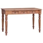 Vidaxl Escritorio Con Cajones De Madera Maciza Reciclada 117x57x75 Cm