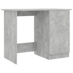 Vidaxl Bureau Contreplaqué Gris Béton 100x50x76 Cm