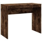 Mesa de contraplacado Vidaxl Carvalho fumado 90x40x72 cm