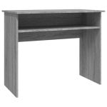 Vidaxl bureau contreplaqué Sonoma gris 90x50x74 Cm