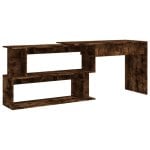 Mesa de canto em contraplacado de carvalho fumado Vidaxl 200x50x76 cm