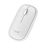 Fantastico mouse wireless sottile 2 in 1 (Bluetooth + adattatore USB) Bianco