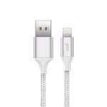 Cool Cabo Lightning de Nylon 1.2m Branco Cool Cabo Lightning de Nylon 1.2m Branco