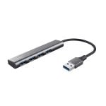 Hub USB Trust Halyx 4 Ports USB 3.2 Gen 1 Schwarz Grau