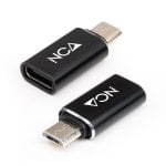 Nanocable 10.02.0014 adattatore per inversione del genere dei cavi Micro USB USB-C Nero