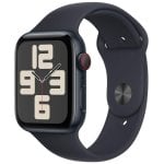 Apple Watch SE GPS + Cellular 44mm Retina OLED Schwarz M/L Wasserdicht Pulsmesser Schlaftracking SOS