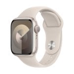 Apple Watch Series 9 GPS NFC 41mm Retina OLED Beige S/M Étanche 50m SpO2 Pulsomètre