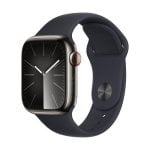 Apple Watch Series 9 GPS + Cellular 41mm Retina OLED Aço Inoxidável Grafite S/M